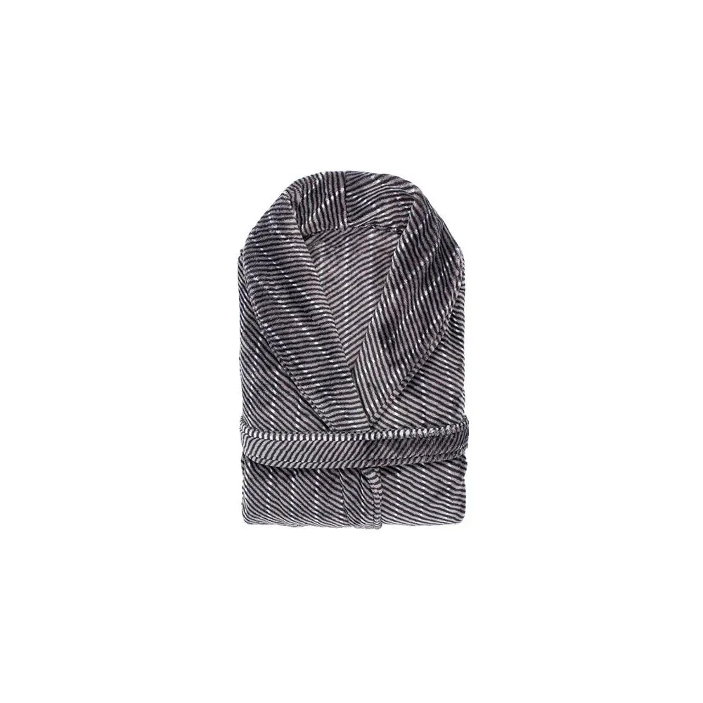 Šedý unisex mikroplyšový župan Tiseco Home Studio, vel. S/M v:1368699