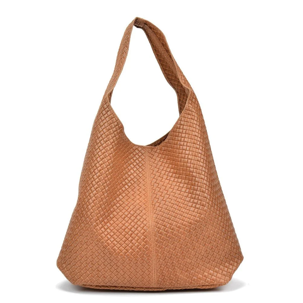 Světle hnědá kožená kabelka Magnotti Bags Lui v:1327216