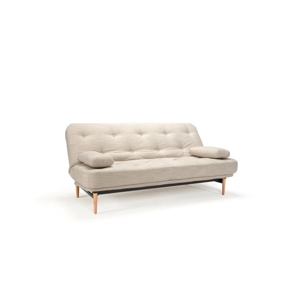 Šedá rozkládací pohovka Innovation Colpus Linen Sand Grey v:1306900