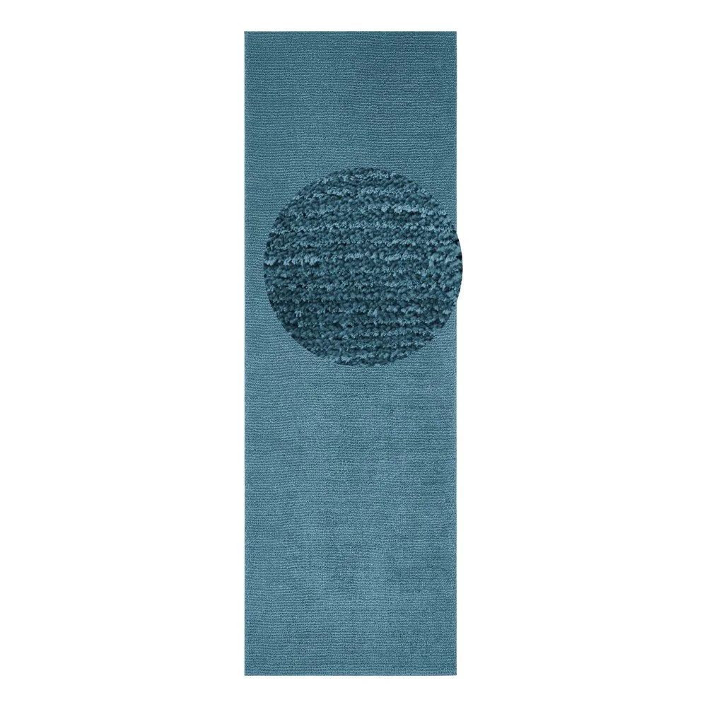 Tmavě modrý běhoun Mint Rugs Supersoft, 80 x 250 cm v:1364135