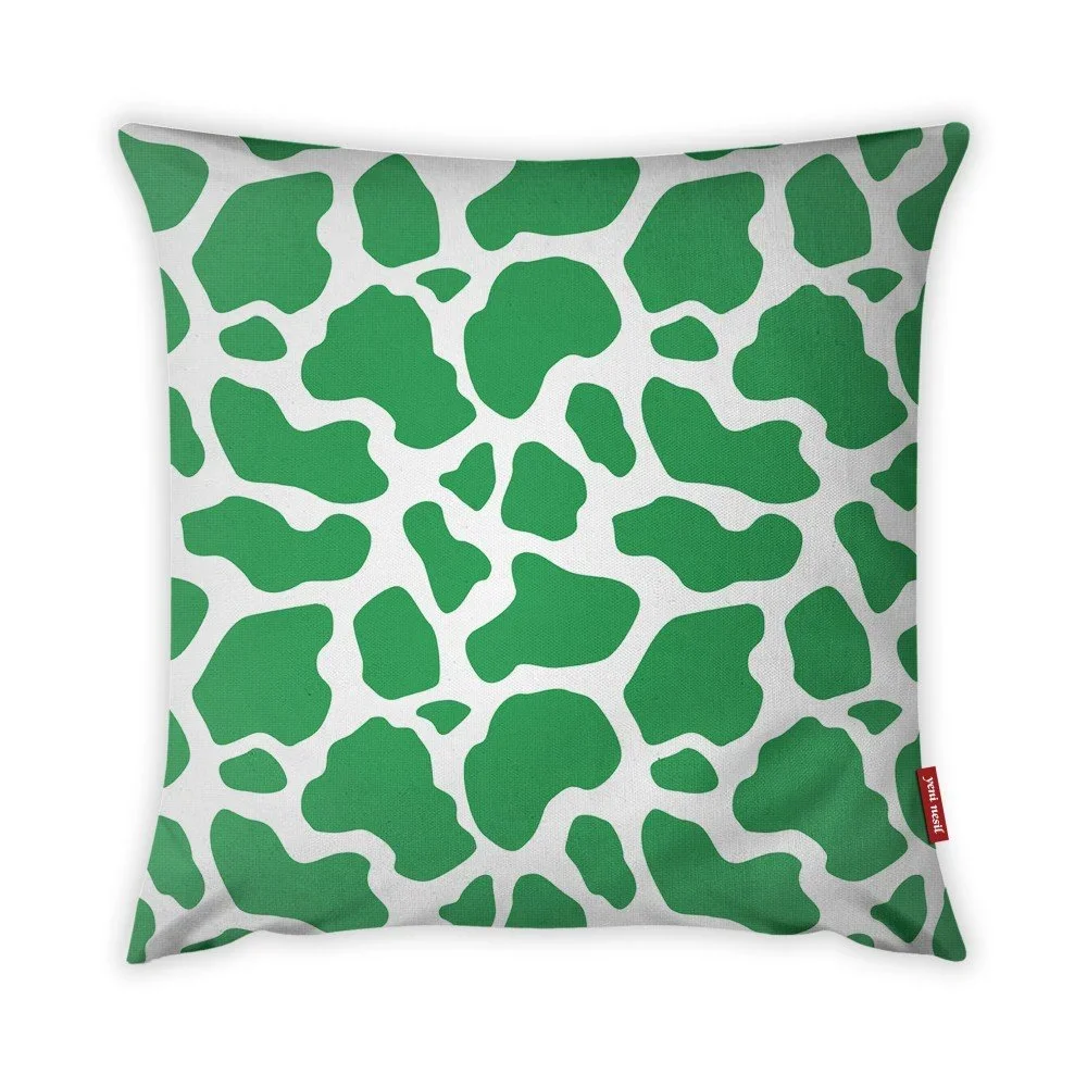 Zeleno-bílý povlak na polštář Vitaus Animal Print, 43 x 43 cm v:1116686