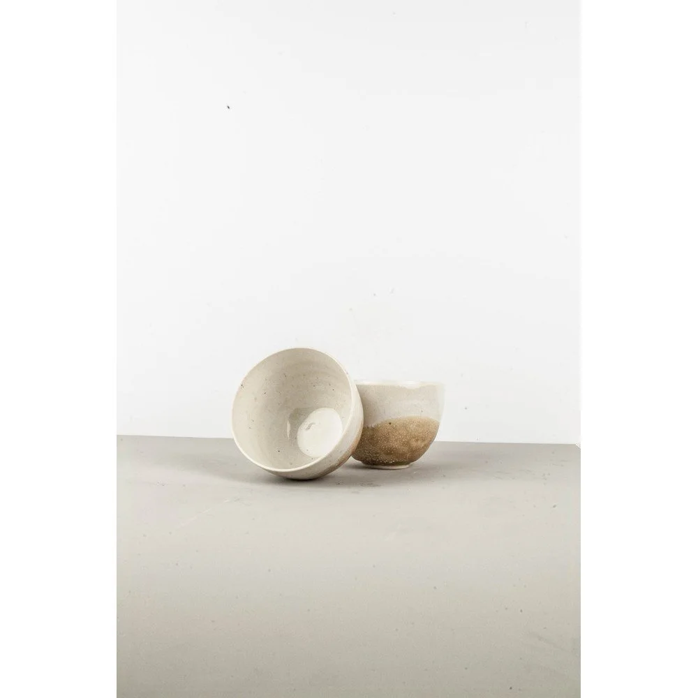 Bílo-béžová keramická miska na rýži Made In Japan Basic, ⌀ 10 cm v:941950