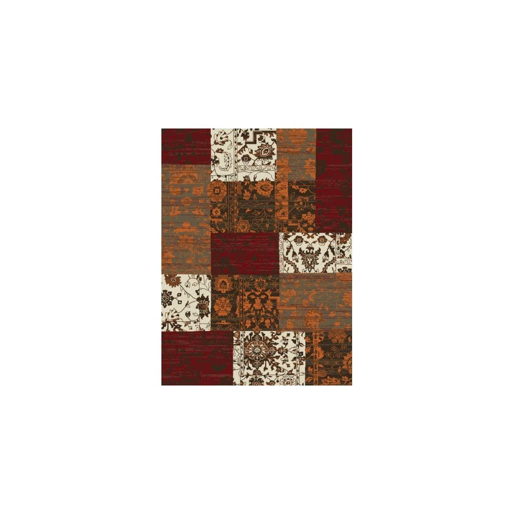 Hnědo-červený koberec Hanse Home Prime Pile, 190 x 280 cm v:851746