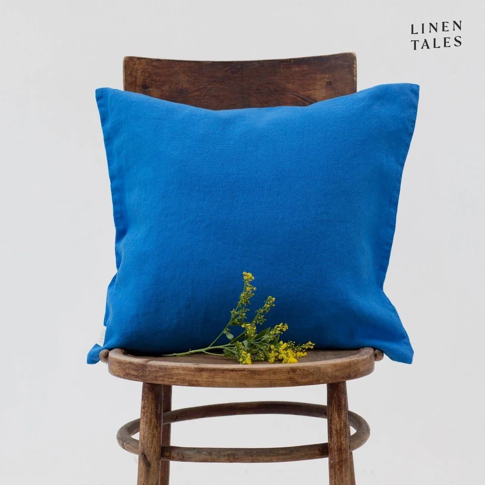 Lněný povlak na polštář 40x60 cm French Blue – Linen Tales v:1537874