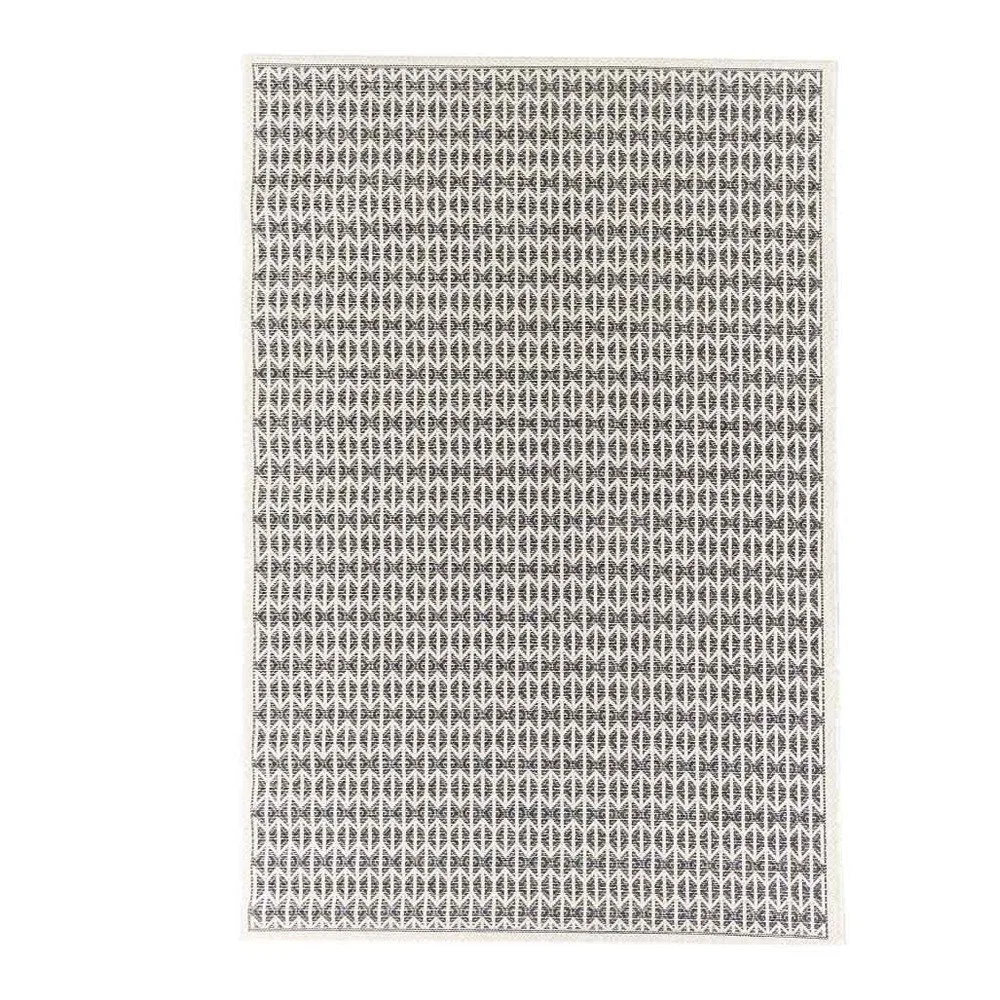 Černý vysoce odolný koberec Webtappeti Stuoia, 135 x 190 cm v:703398