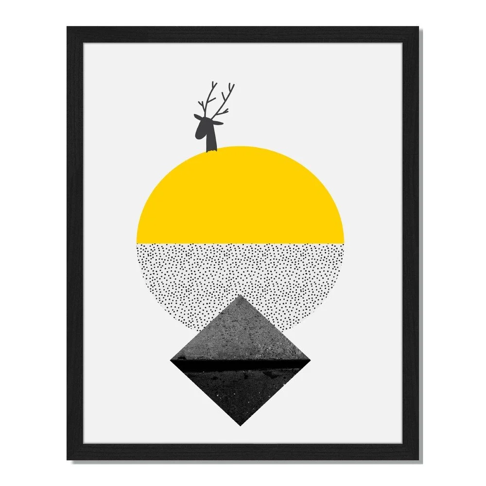 Obraz v rámu Liv Corday Scandi Behind The Sun, 40 x 50 cm v:885624
