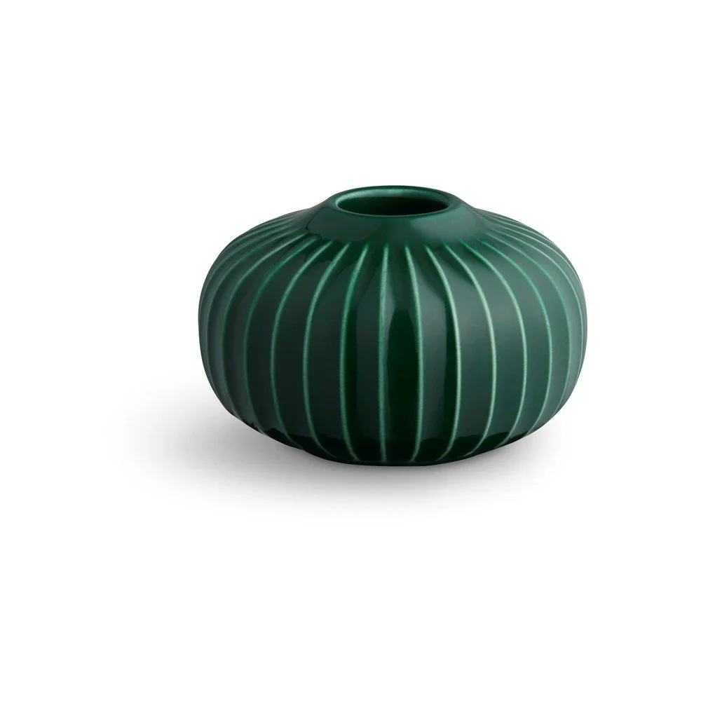 Zelený porcelánový svícen Kähler Design Hammershoi, ⌀ 8 cm v:1301824