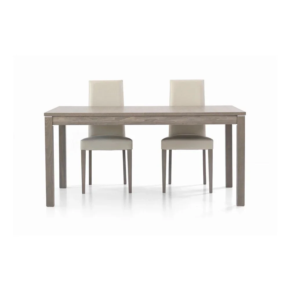 Šedý dřevěný rozkládací jídelní stůl Castagnetti Are, 160 cm v:856920
