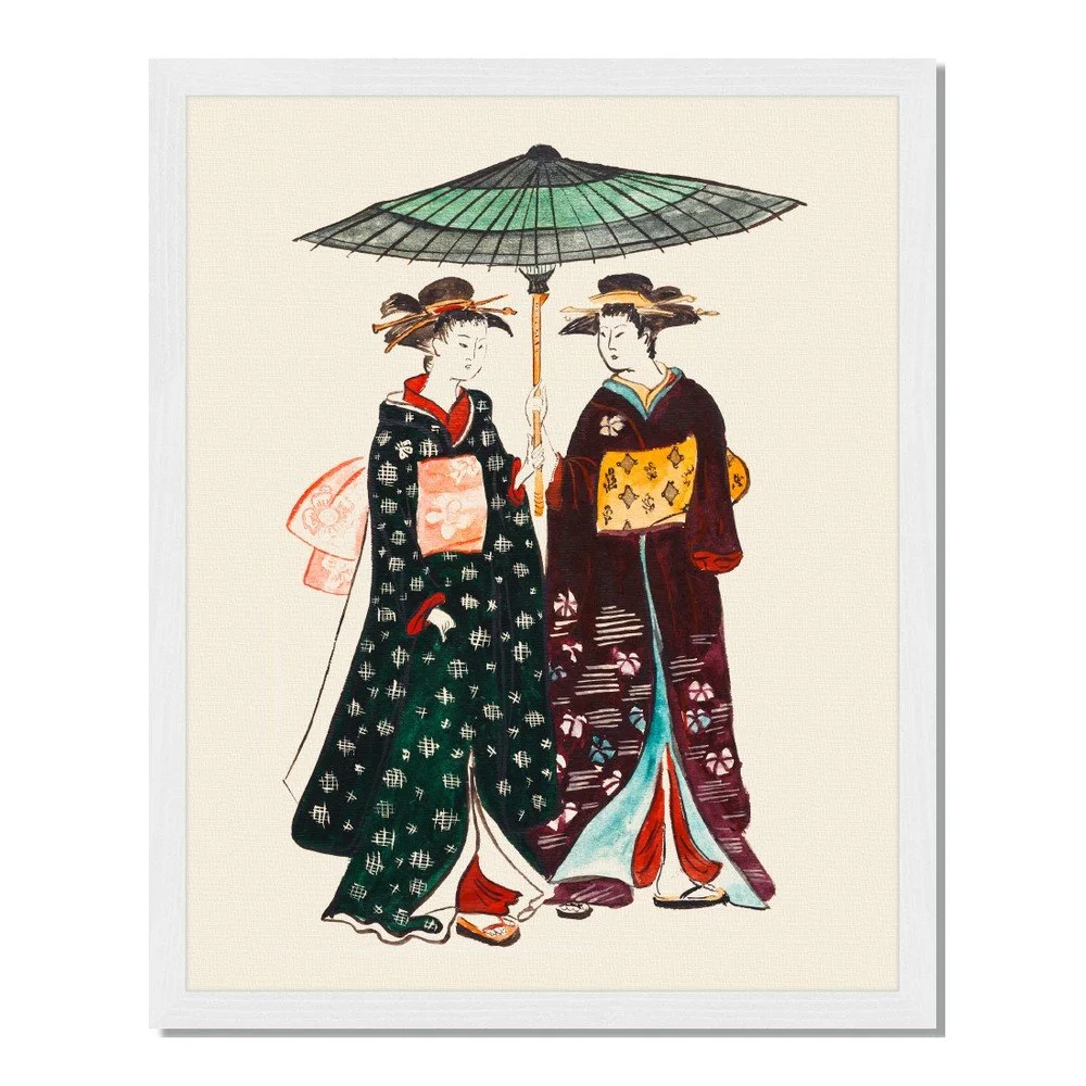 Obraz v rámu Liv Corday Asian Two Geishas, 40 x 50 cm v:885484
