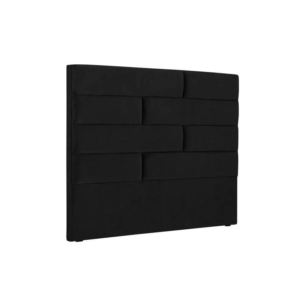 Černé čelo postele Cosmopolitan Design New York, šířka 200 cm v:1086954