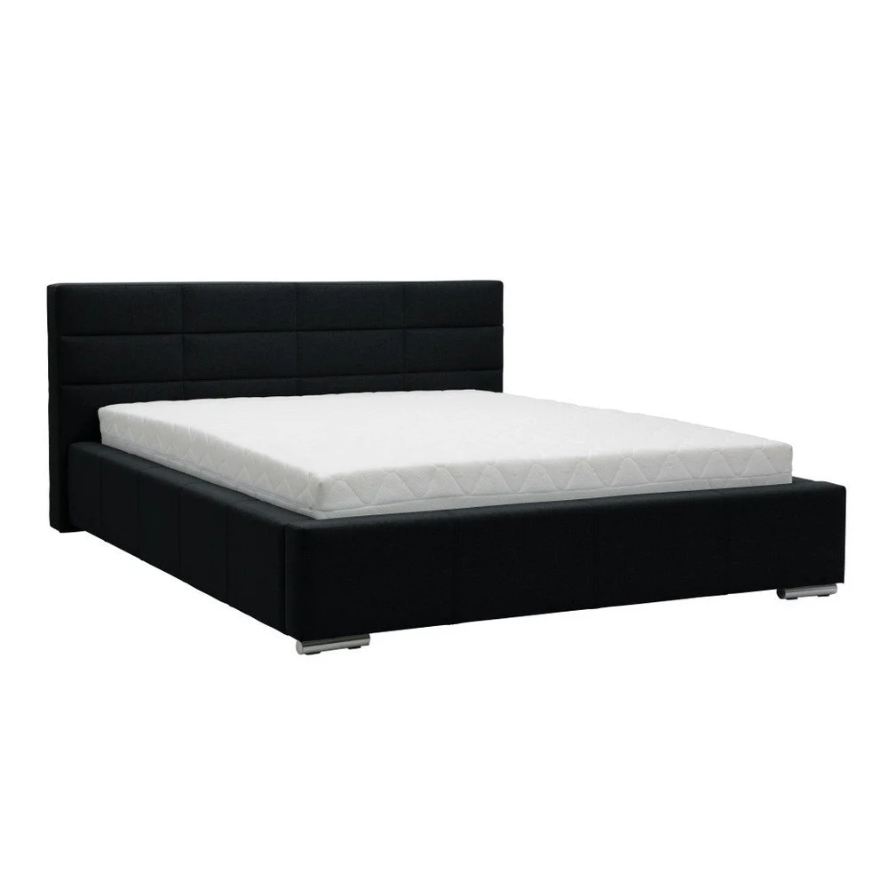 Černá dvoulůžková postel Mazzini Beds Reve, 140 x 200 cm v:932088