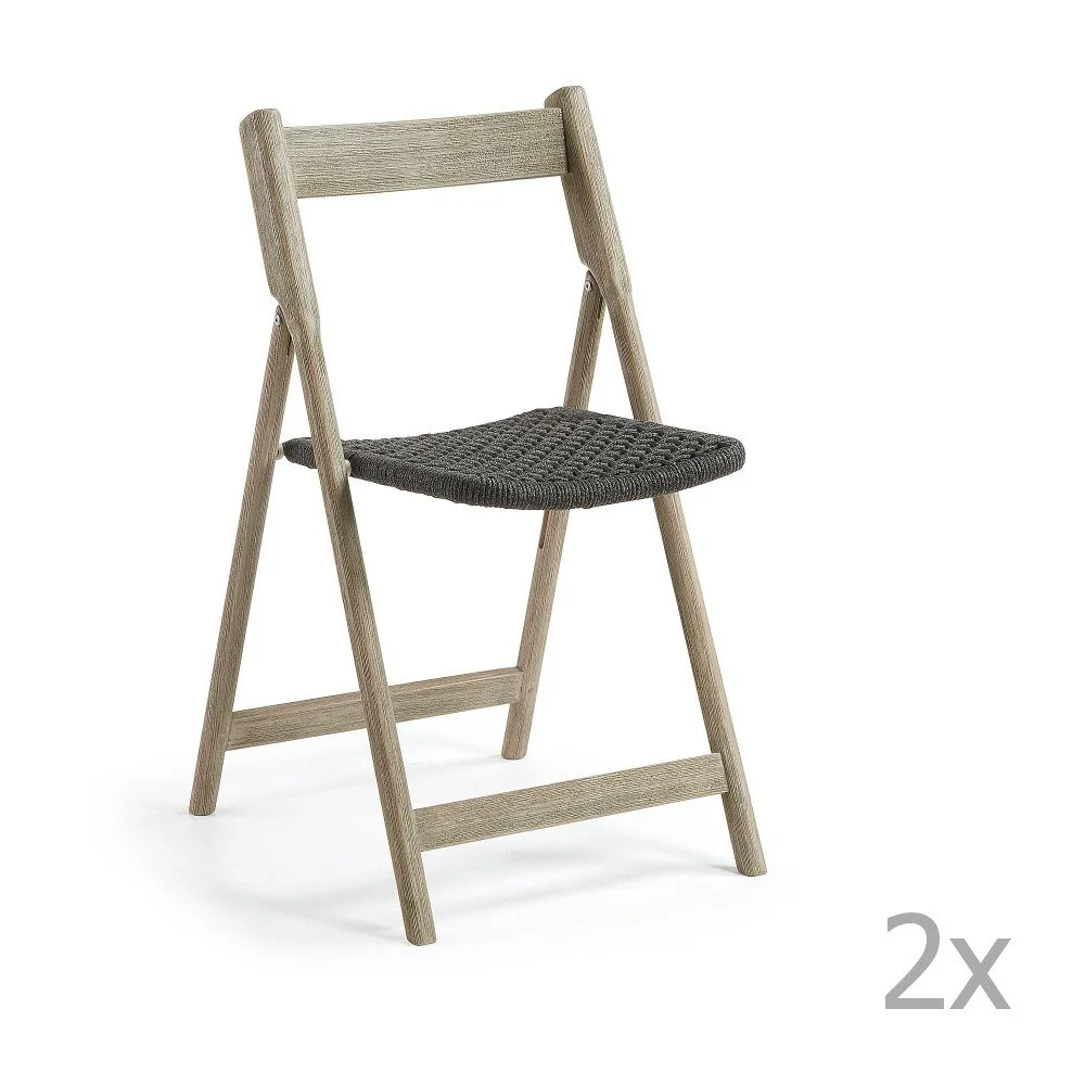 Sada 2 skládacích zahradních židlí La Forma Picot v:1012268