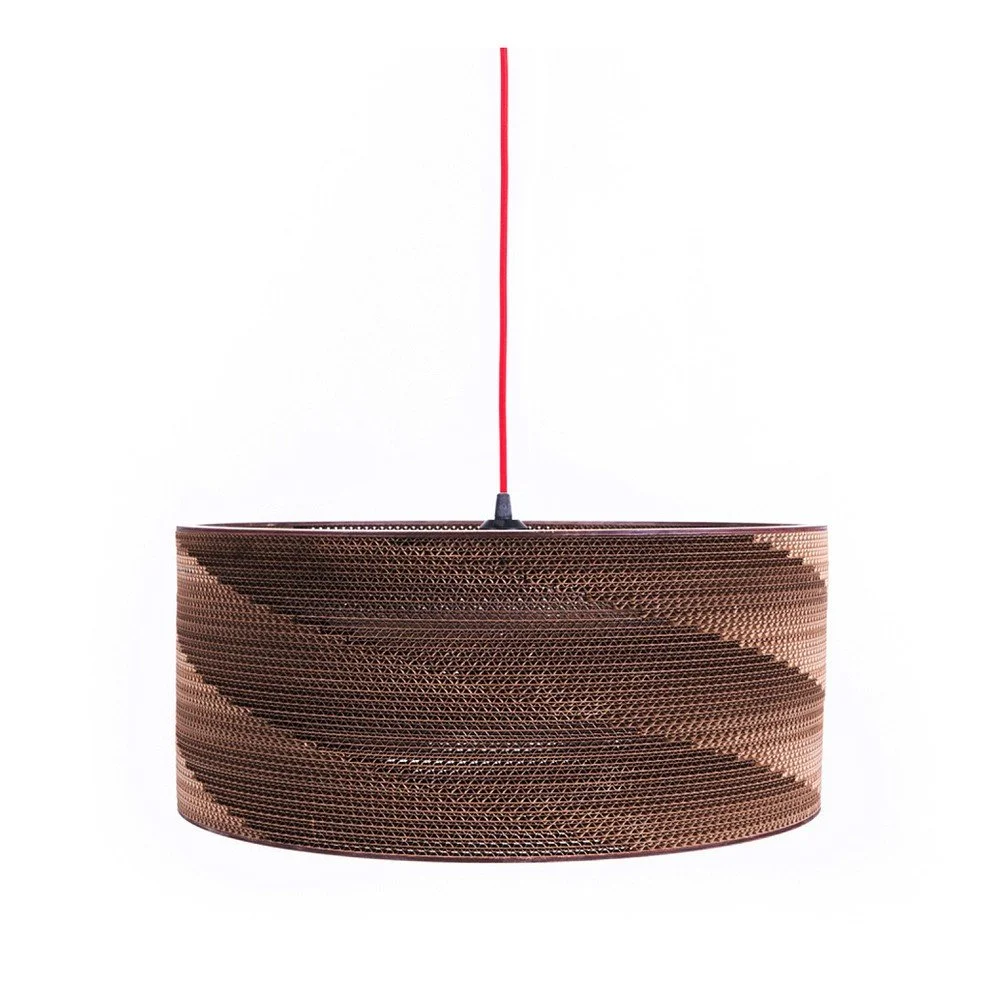 Kartonové svítidlo Kartoons Cylinder, Ø 50 cm v:865394