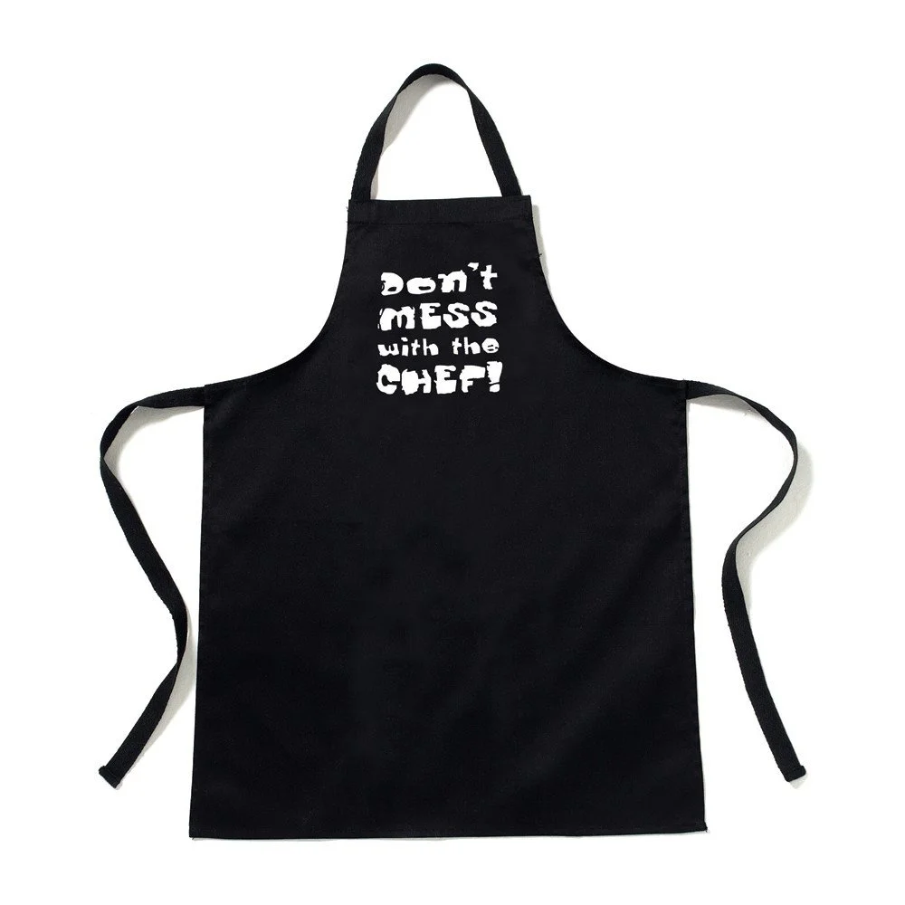Černá bavlněná dětská zástěra Cooksmart ® Don't Mess v:1445434