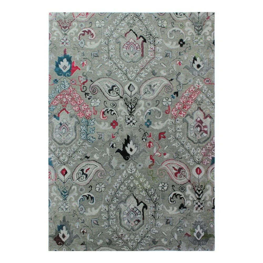 Šedý ručně tkaný koberec Flair Rugs Persian Fusion, 200 x 290 cm v:1273232