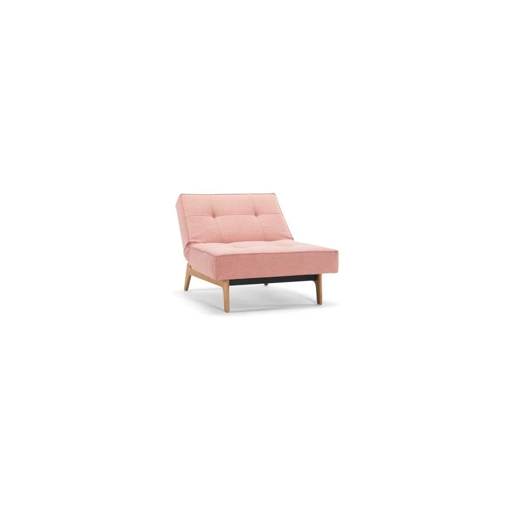 Růžové rozkládací křeslo Innovation Splitback Sweet v:1152784