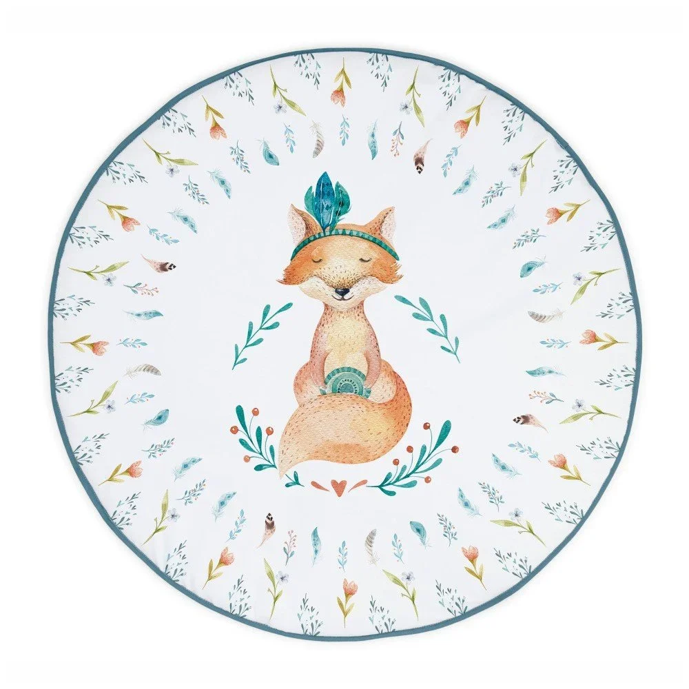 Bavlněná předložka Tanuki Fox, ⌀ 90 cm v:1257934