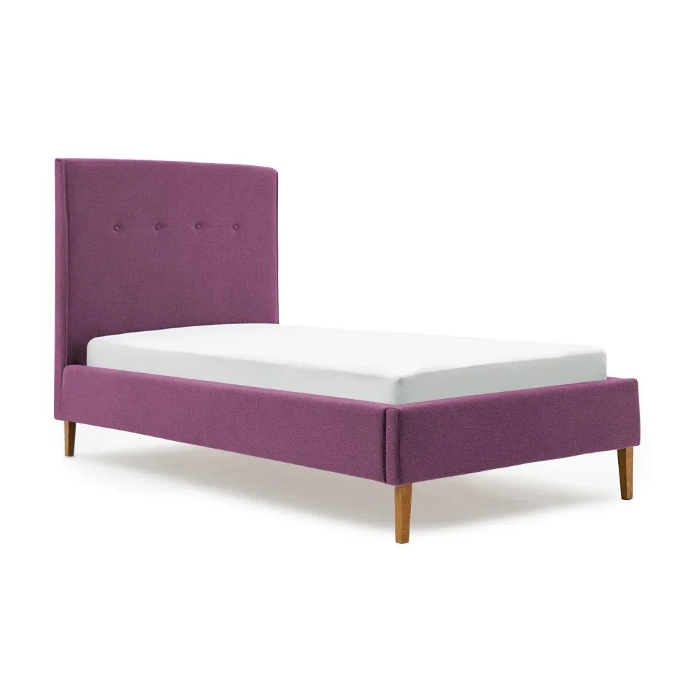 Dětská fialová postel PumPim Noa, 200 x 90 cm v:1006338