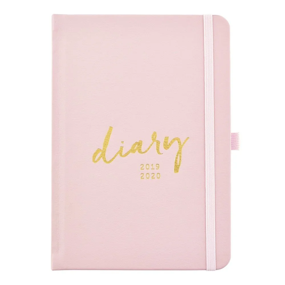 Růžový 17 měsícnic diar, 2019/20 Busy B Diary, 112 stran v:1208622