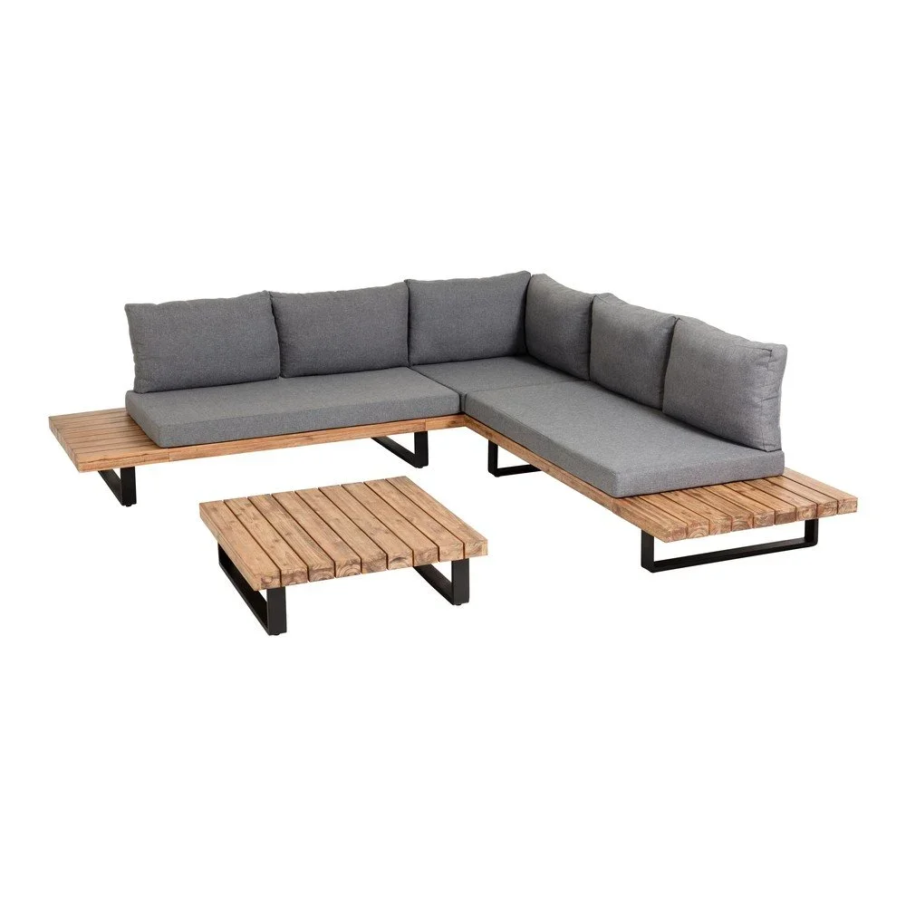 Set šedého zahradního nábytku Kave Home Zalika v:1375643