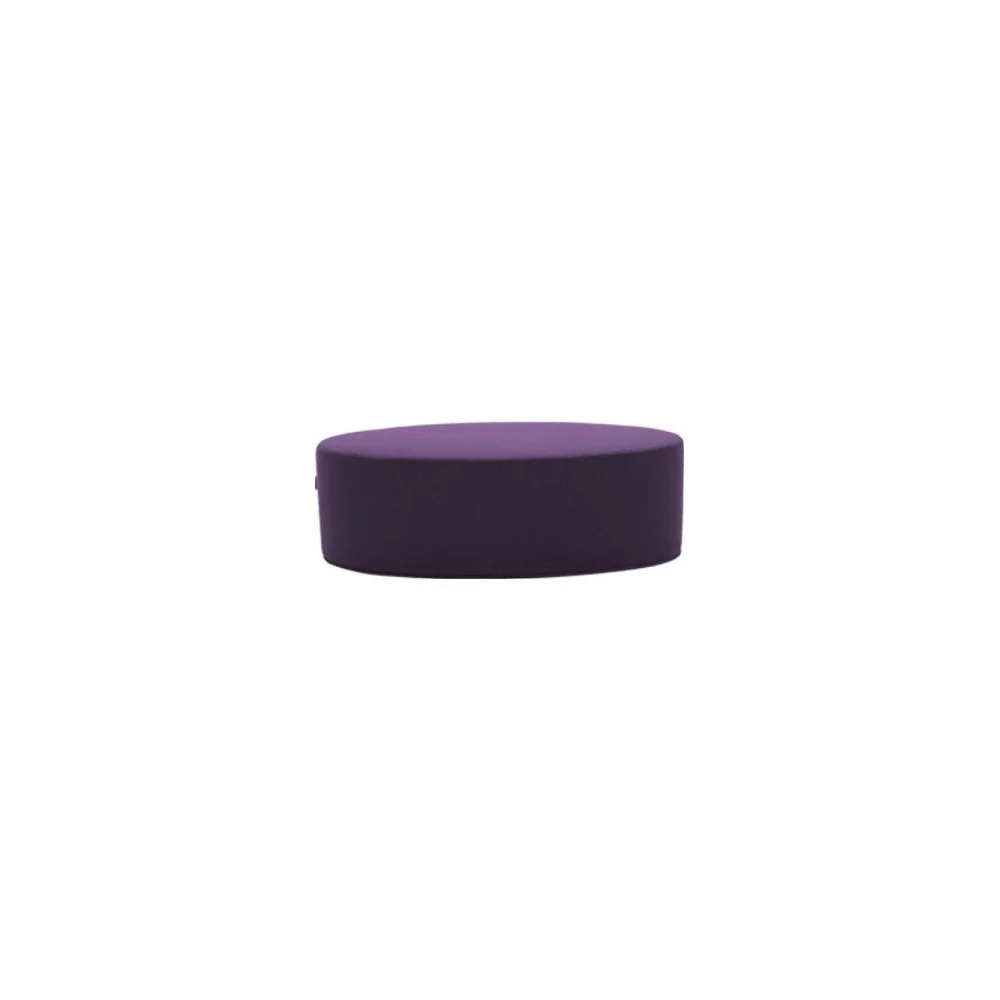 Tmavě fialový puf Softline Bon-Bon Eco Cotton Lilac, délka 100 cm v:1195432