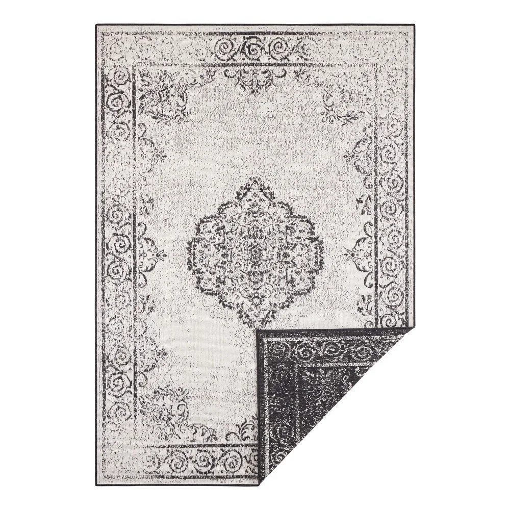 Černo-krémový venkovní koberec NORTHRUGS Cebu, 120 x 170 cm v:1337925