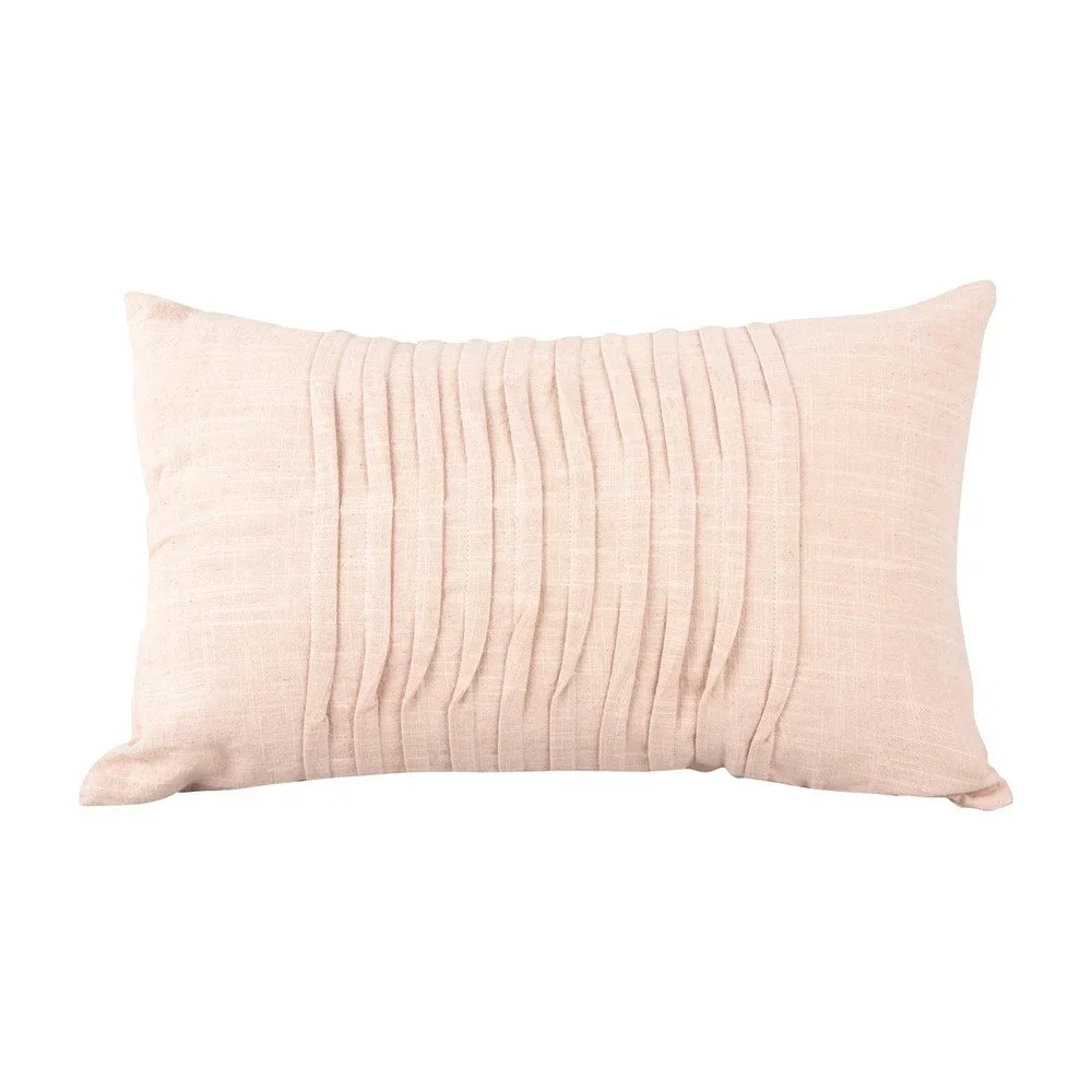 Růžový bavlněný polštář PT LIVING Wave, 50 x 30 cm v:1424549