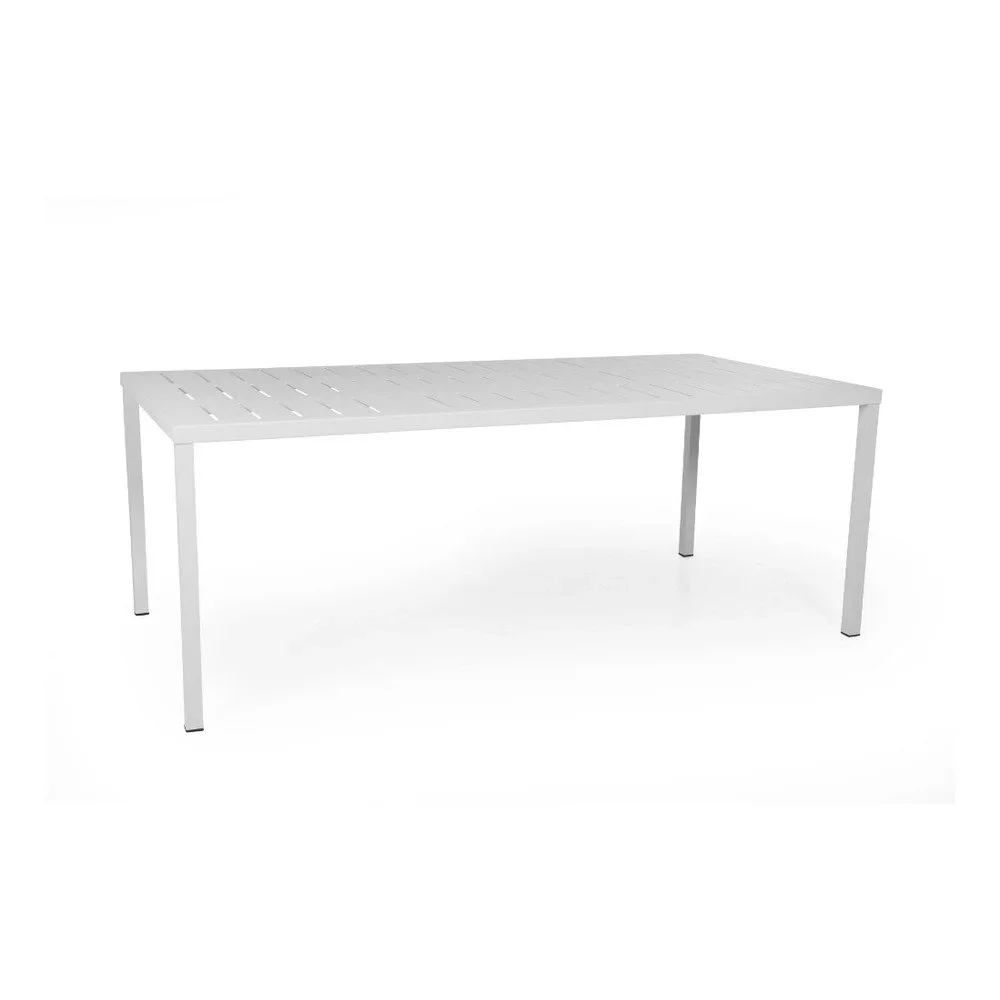 Bílý zahradní stolek Brafab Belfort, 200 x 100 cm v:1076254