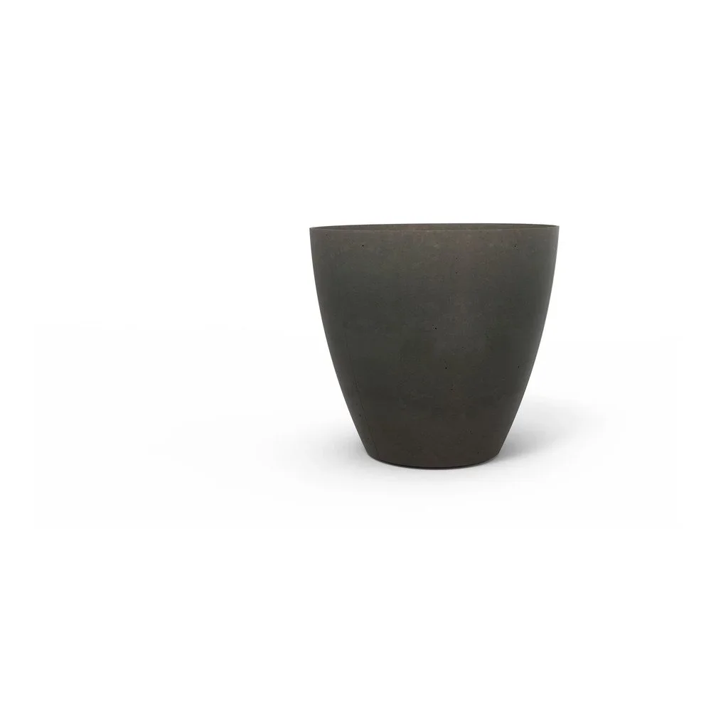 Tmavě šedý zahradní květináč Keter Matte, výška 38 cm v:1371781