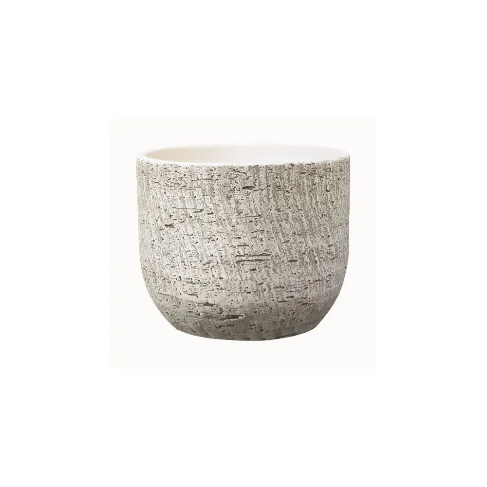 Šedý keramický květináč Big pots Portland, ø 36 cm v:1418625