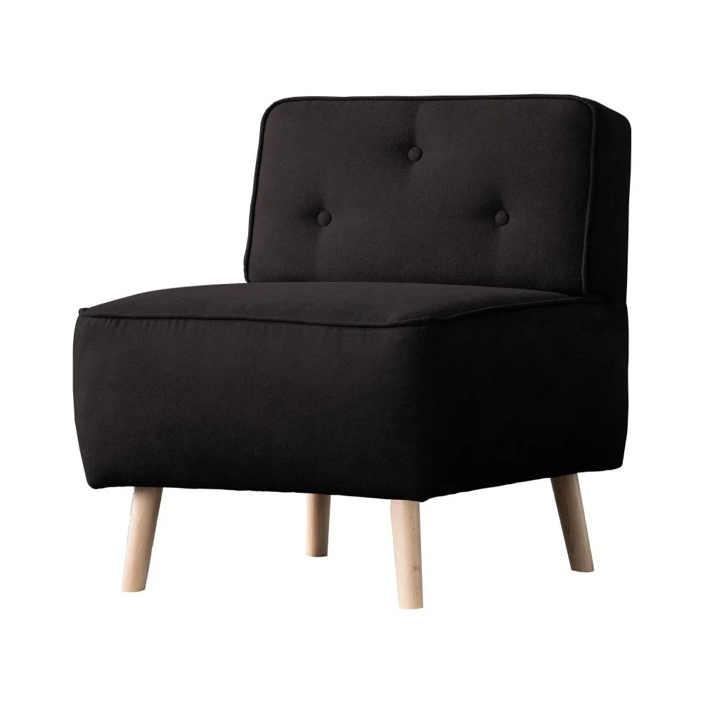 Černé křeslo Kooko Home Lounge v:900550