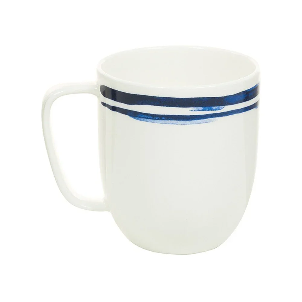 Bílomodrý porcelánový hrneček Santiago Pons Line, 380 ml v:863244
