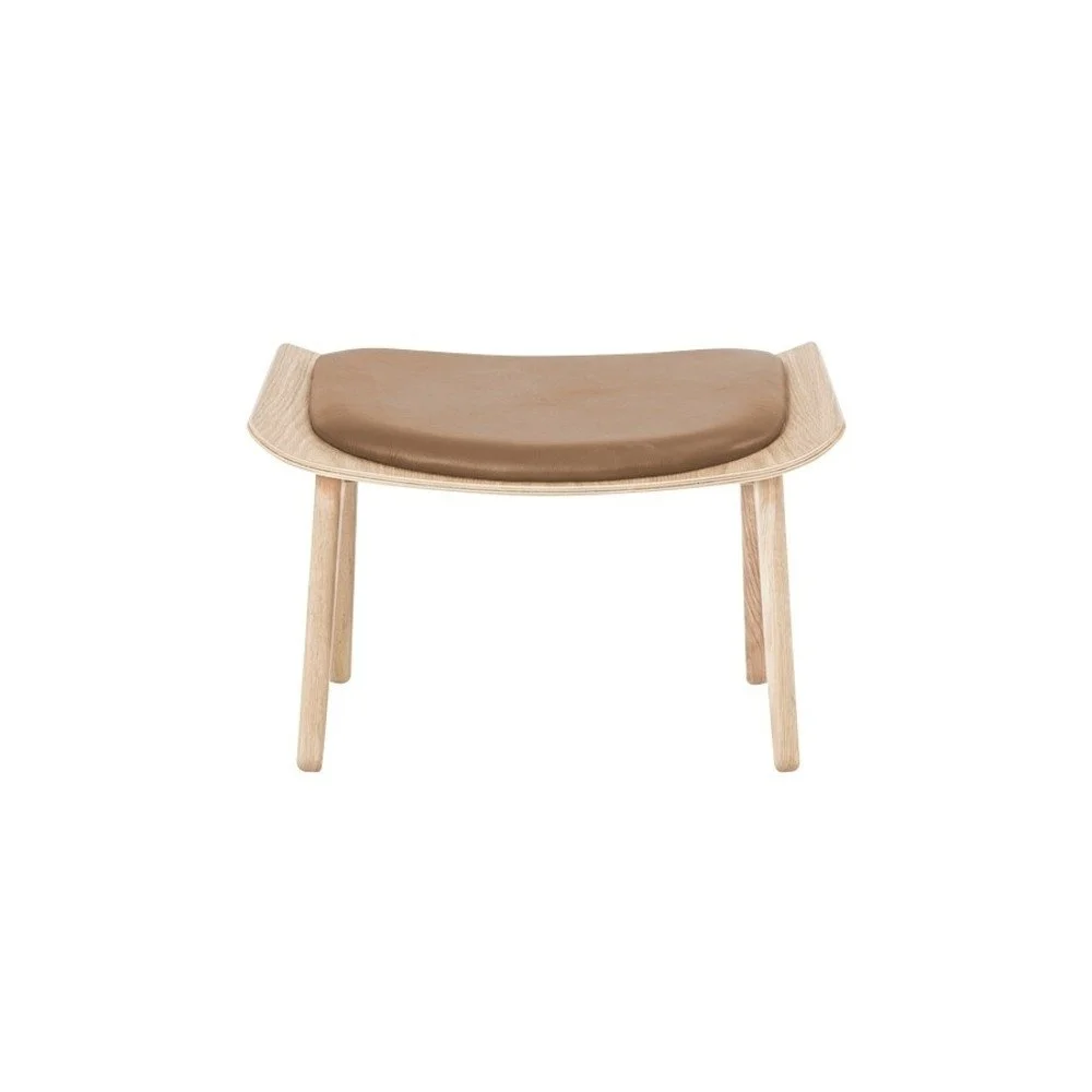 Hnědá taburetka NORR11 Mammoth Slim v:741460