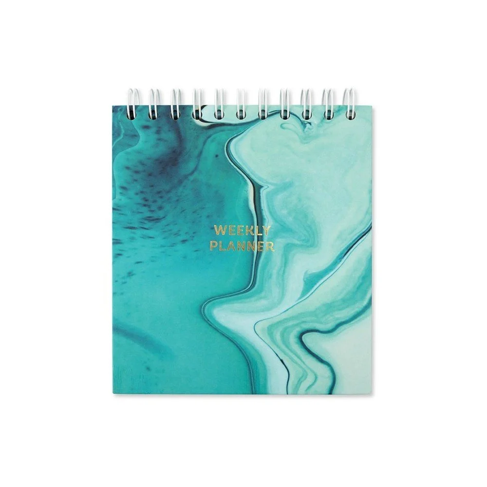 Tyrkysově modrý týdenní plánovač GO Stationery Aqua Marine v:1232478