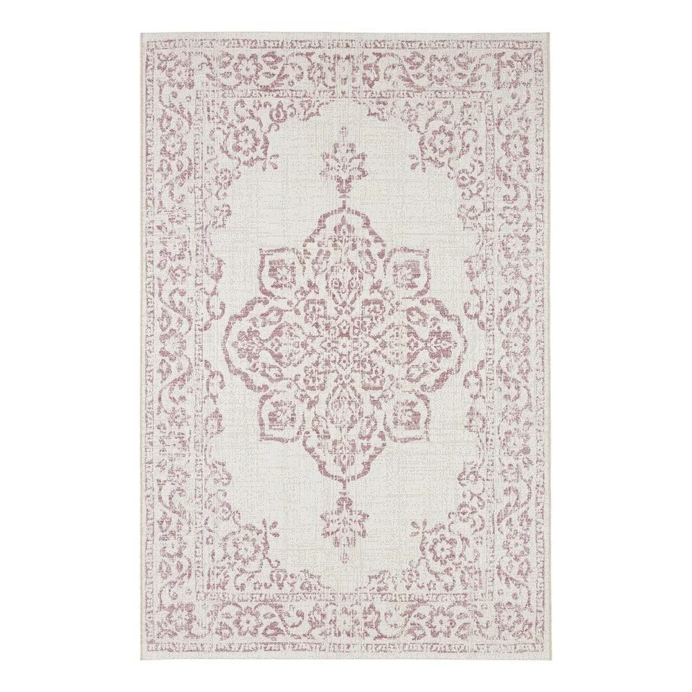 Červeno-krémový venkovní koberec NORTHRUGS Tilos, 160 x 230 cm v:1337375