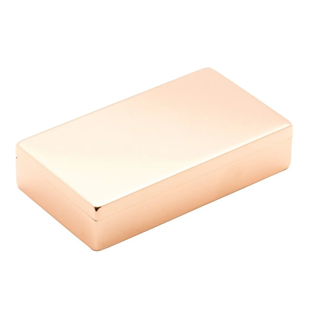 Úložný box v měděné barvě Lund London Luxe, šířka 15,8 cm v:875472