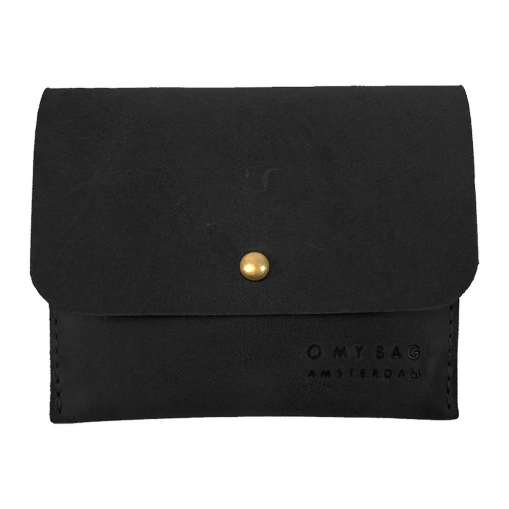 Kožené pouzdro na vizitky O My Bag, černé v:691524