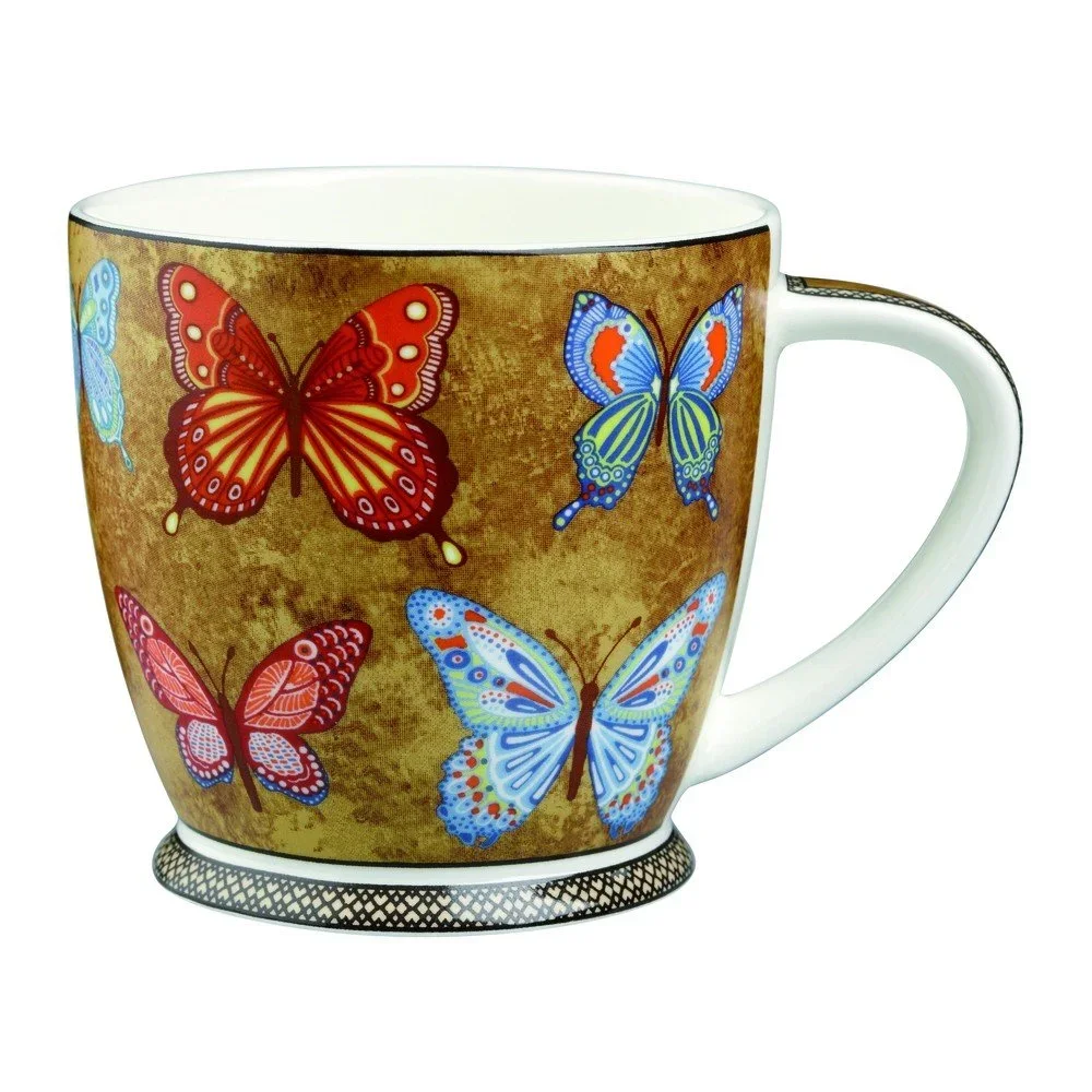 Hrnek z kostního porcelánu Churchill China Hidden Golden Monarch, 350 ml v:740566