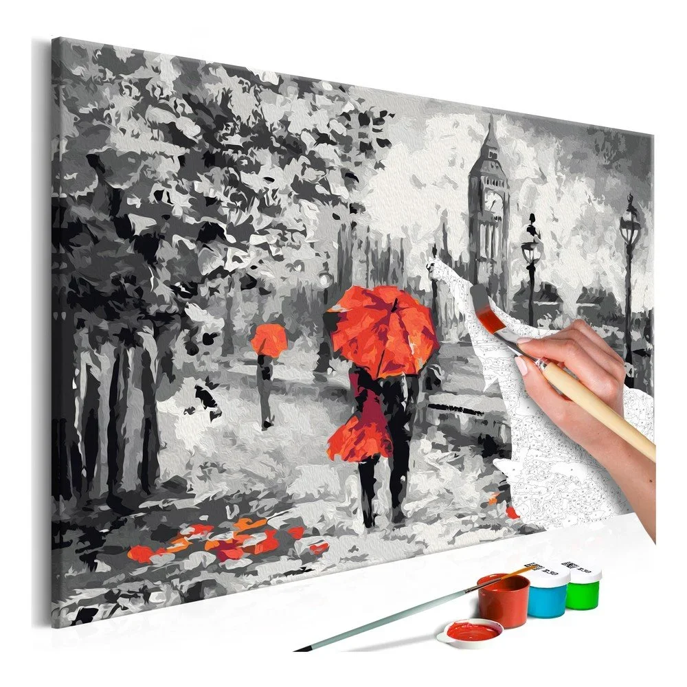 DIY set na tvorbu vlastního obrazu na plátně Artgeist London, 60 x 40 cm v:1079206