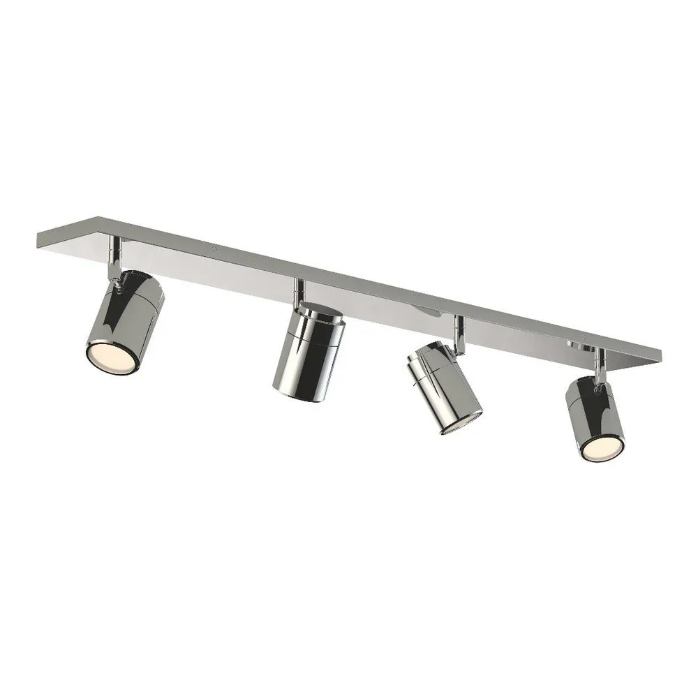 Stropní svítidlo ve stříbrné barvě pro 4 žárovky s LED světlem SULION Hydra v:1201274