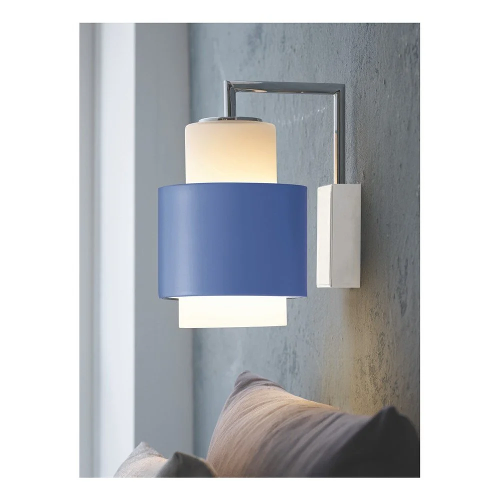 Modré nástěnné svítidlo Herstal Y1949 Cornflower Blue v:806952