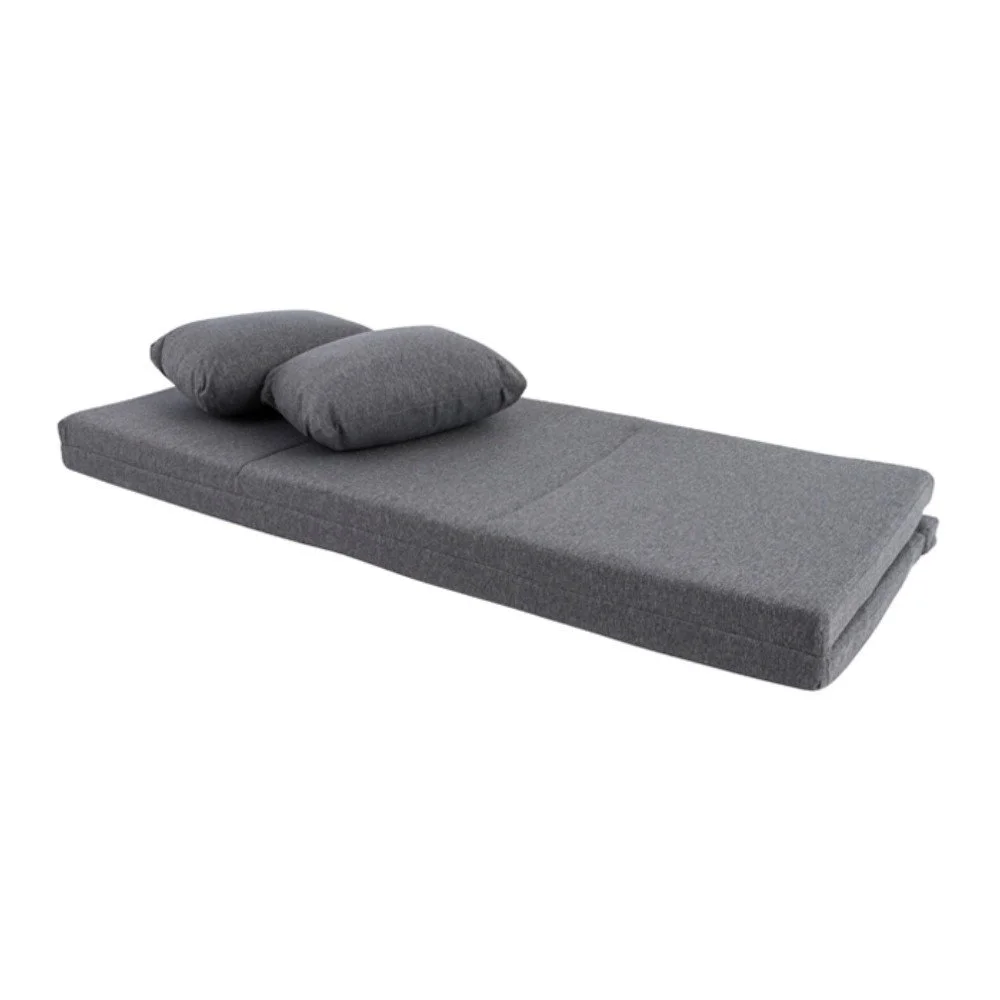 Šedý set matrace k pohovce a 2 polštářů Kiteen Lennu, délka 190 cm v:1213888