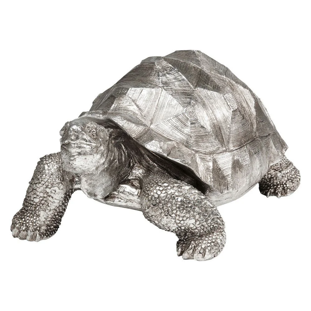 Dekorativní soška želvy ve stříbrné barvě Kare Design Turtle v:1320962