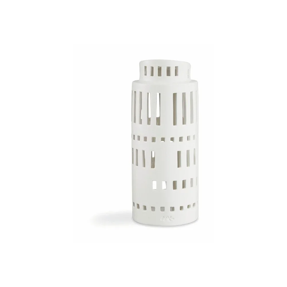 Bílý keramický svícen Kähler Design Urbania Lighthouse Tower v:1301604