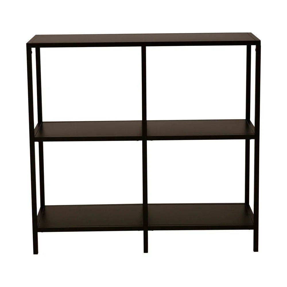 Černý kovový regál Canett Lite, šířka 100 cm v:1352287