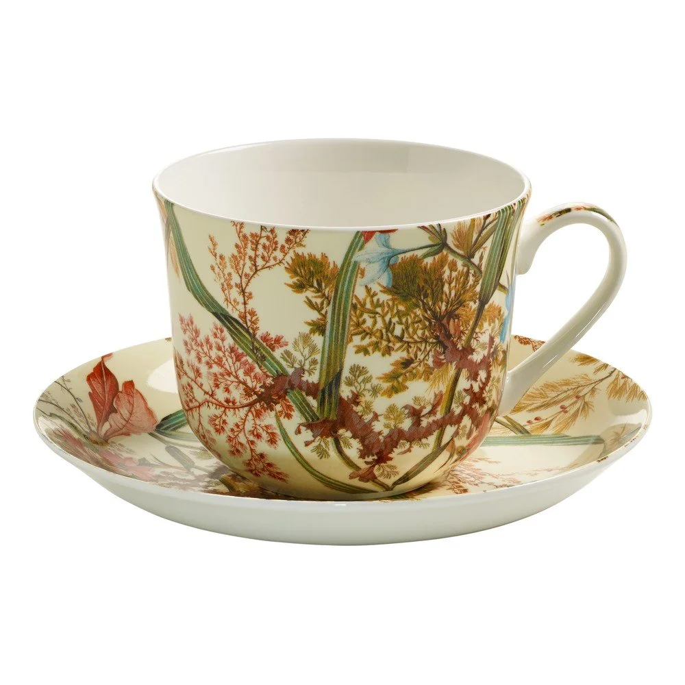 Šálek s podšálkem z kostního porcelánu Maxwell & Williams Cottage Blossom, 460 ml v:769400