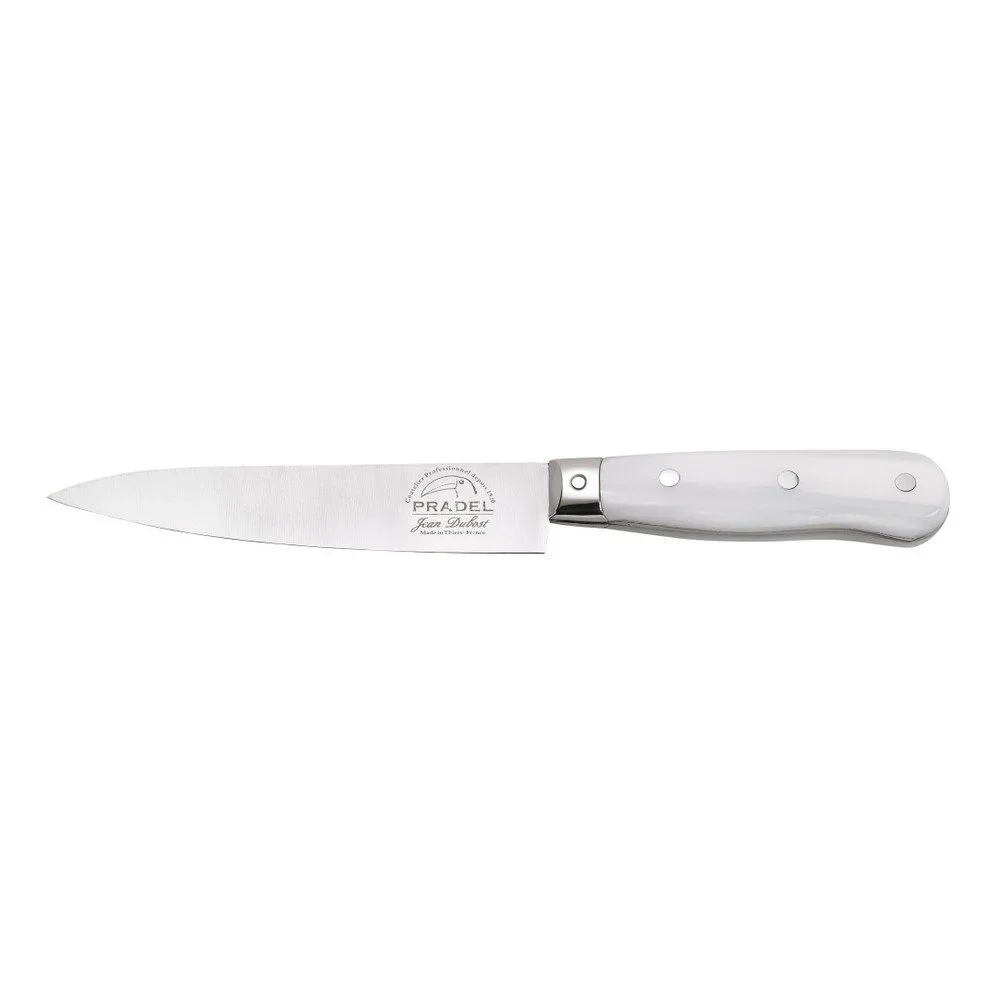 Bílý nůž s akrylovou rukojetí Jean Dubost Kitchen Knife v:766660
