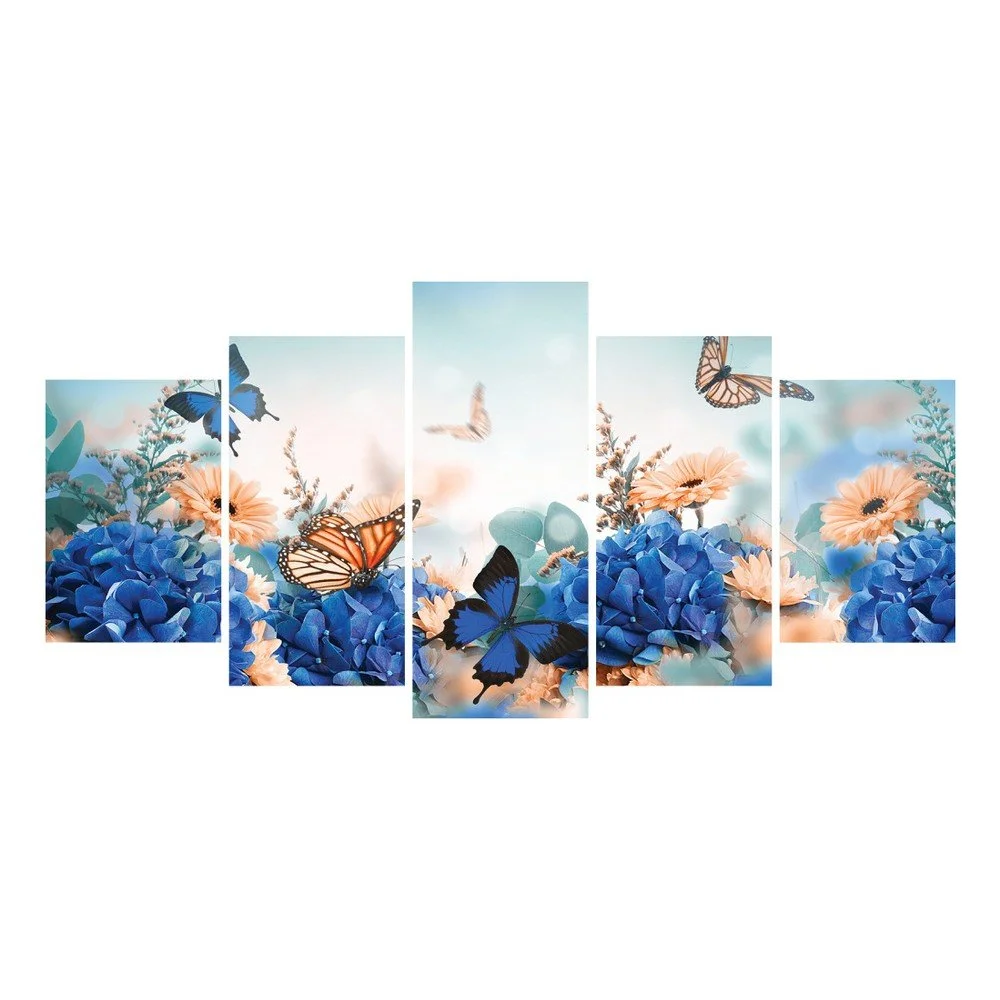 Vícedílný obraz La Maison Des Couleurs Blue Butterflies v:809388