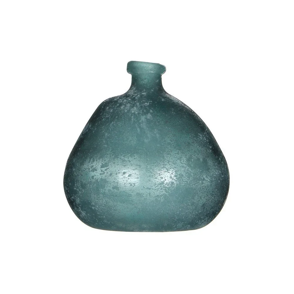 Modrá skleněná váza Mica Organic, 23 x 21 cm v:869756