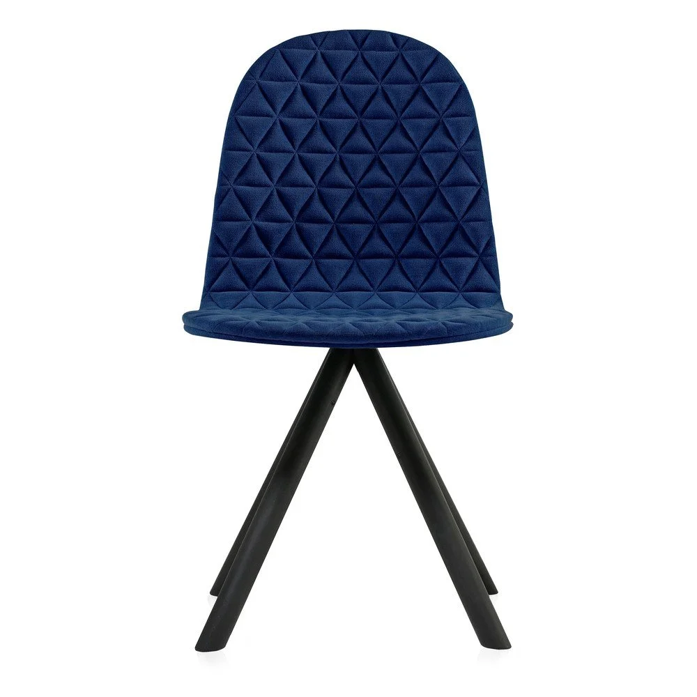 Tmavě modrá židle s černými nohami Iker Mannequin Triangle v:746520